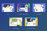 FIVE - Responsive Templates, a Landing Page Template by laaqiq (Thumbnail 3 of 18)
