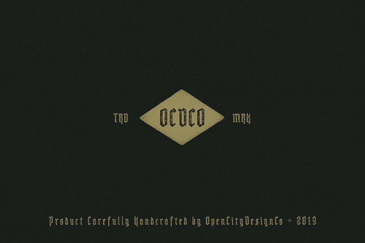 Kaiser - Vintage Blackletter, a Blackletter Font by OPENCITYDESIGNCO (Photo 6 of 9)