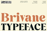 Brivane – Bold Font, a Serif Font by Craft Supply Co. (Thumbnail 1 of 8)
