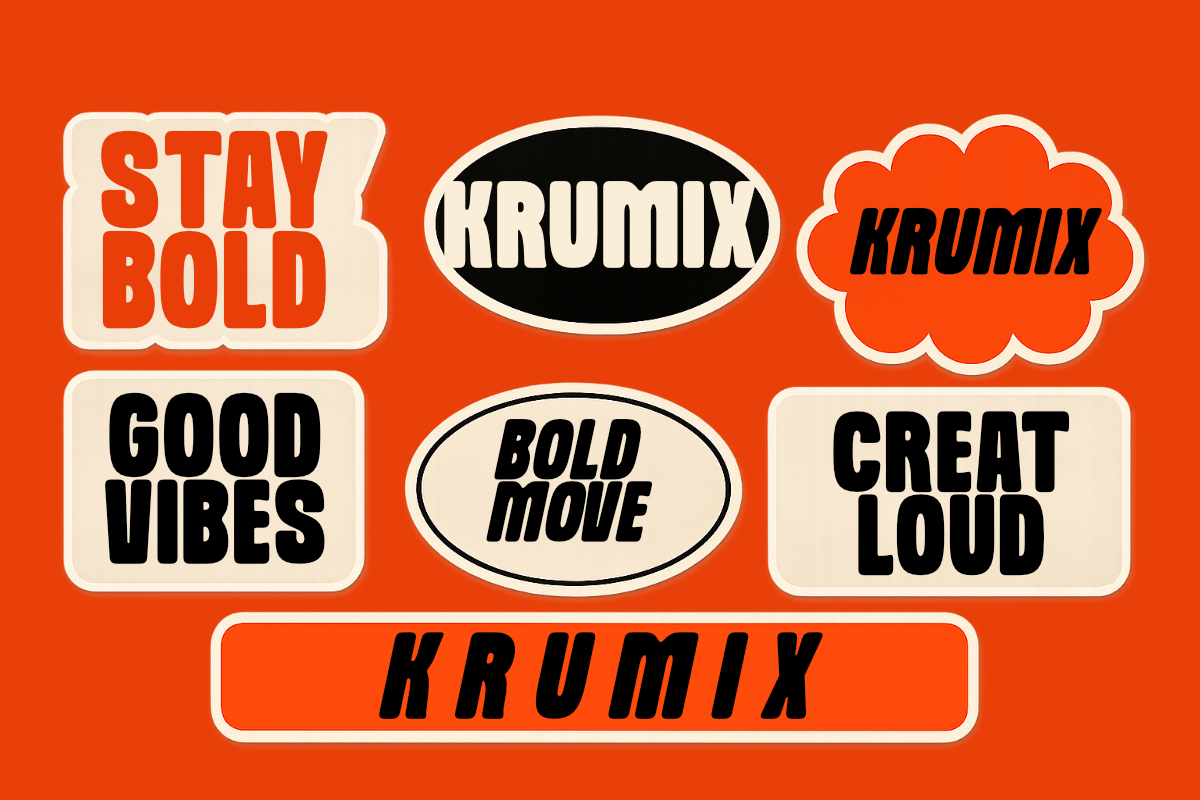 Krumix Bold Condensed Display Font, a Sans Serif Font by Muksal Creative (Photo 7 of 12)