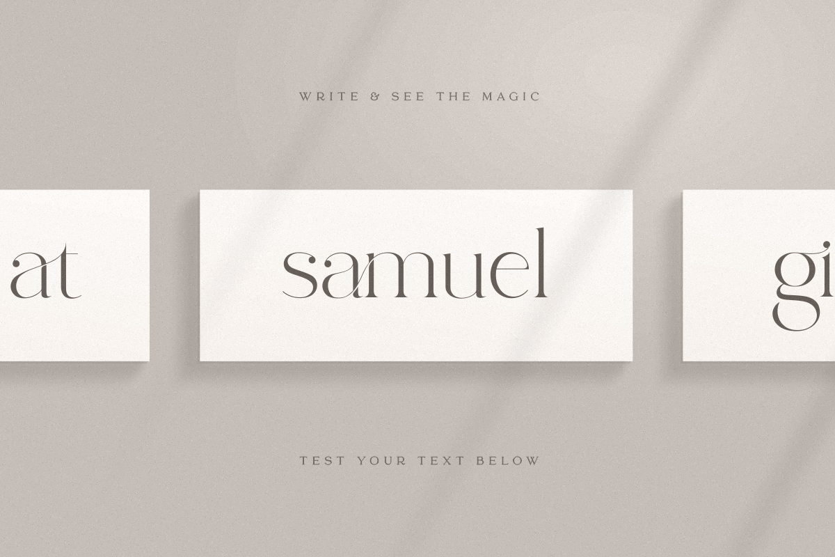 abigail - unique ligature font, a Serif Font by Sensatype (Photo 11 of 32)