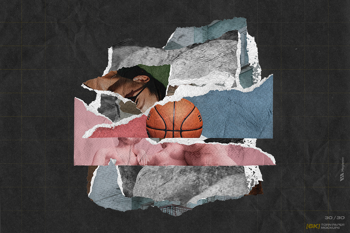 [6K] Torn Paper Mockups, a Texture Graphic by Meglenov (Photo 4 of 16)