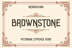 Brownstone Victorian Serif Font