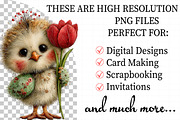 Whimsical Easter Birds Clipart, an Illustration by Daily.Designs (Thumbnail 2 of 8)