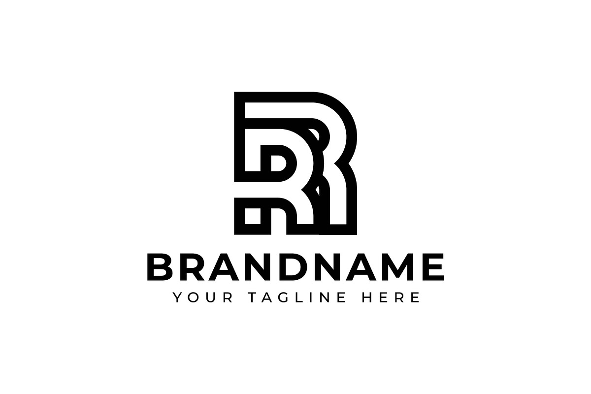 Letters RR Monogram Logo, a Branding & Logo Template by Pray Art Design Studio