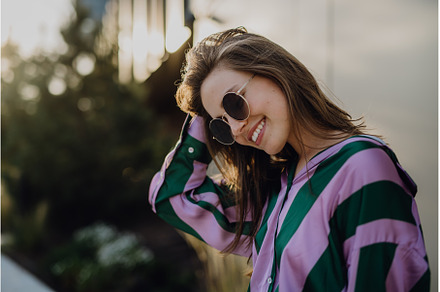 Portrait of beautiful young woman, a Person Photo by HalfPoint