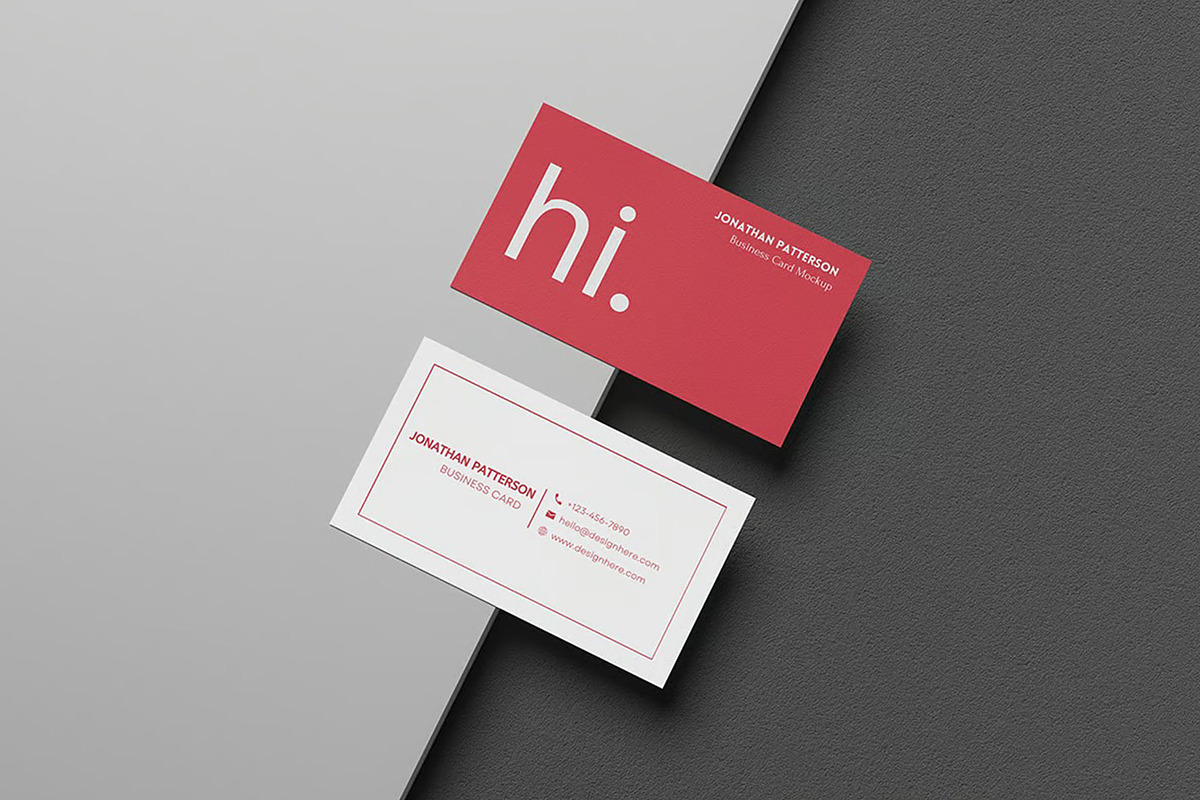 Business Card Mockup, an Advertising Mockup by Hubzway (Photo 2 of 5)