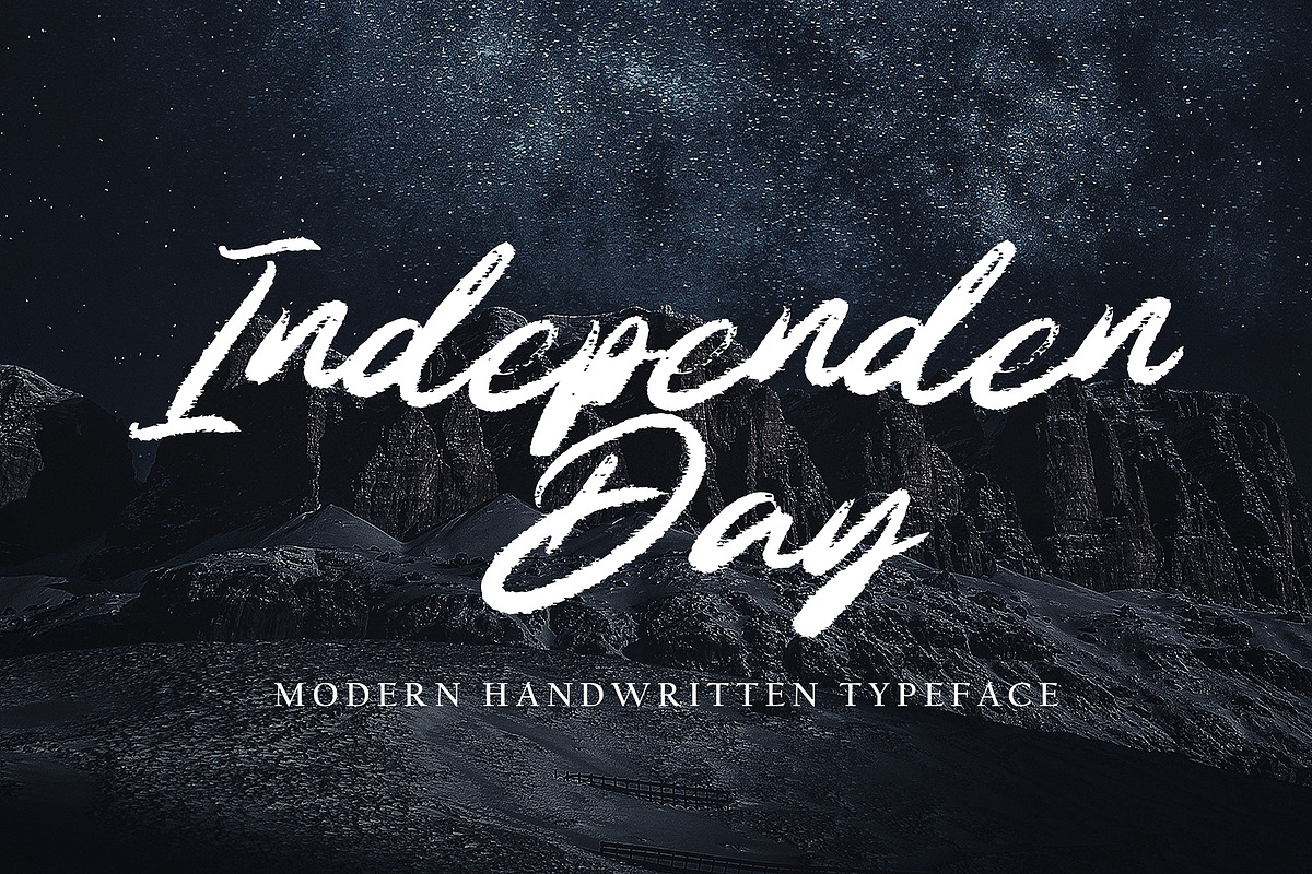 Kailya Rusta, a Handwritten Font by pineungtype (Photo 2 of 5)