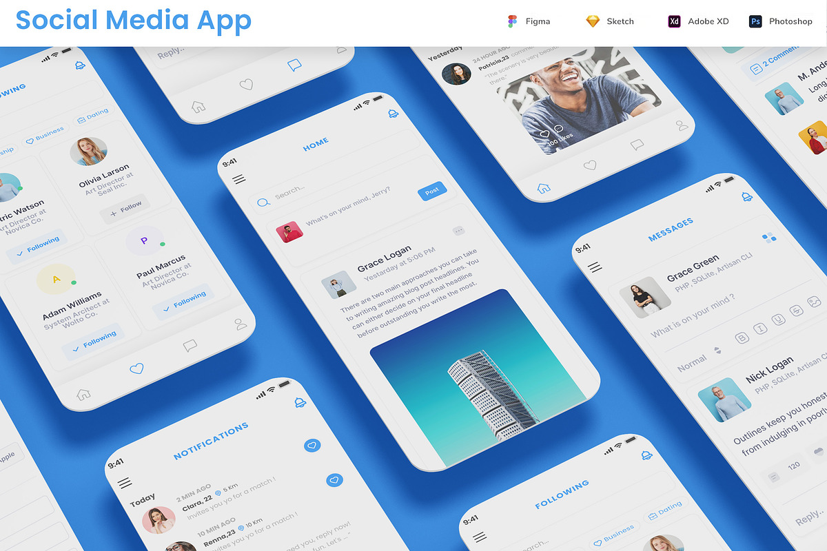 Social Media, Followers Messages App, an App Template by nagaredesignstudio (Photo 1 of 2)