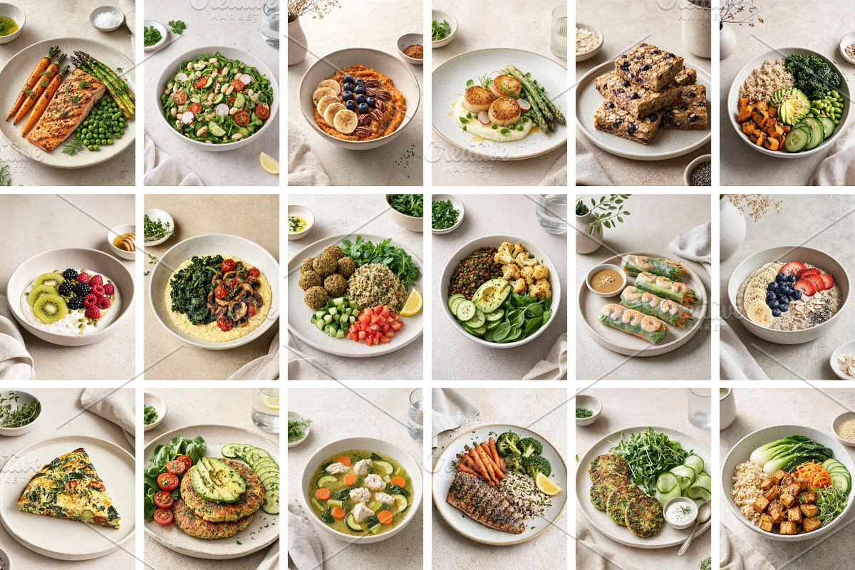 Healthy Food Stock Photos Bundle, a Food & Drink Photo by Selenique Studio (Photo 10 of 10)