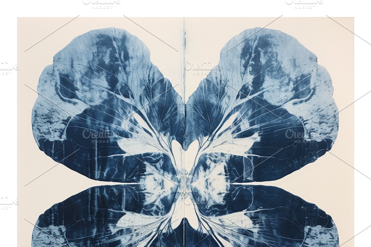 Cybo Collection · Cyanotype Botanics, a Texture Illustration by milatovar (Photo 6 of 19)