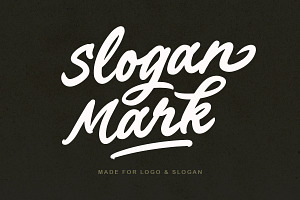 Slogan Mark - Bold Script