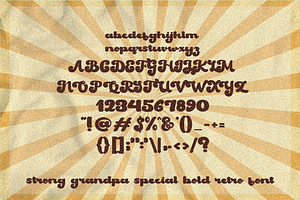 Strong Grandpa - Bold Retro Font