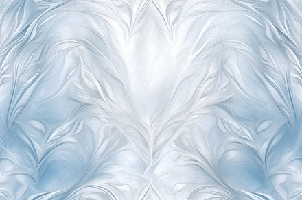 Frosty patterns on glass