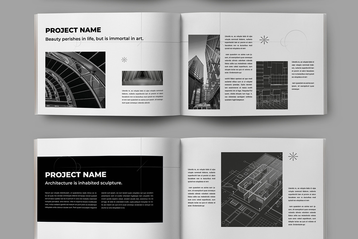 Architecture Portfolio Template, a Magazine Template by ContestDesign (Photo 4 of 5)