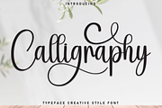 Calligraphy | Script Font, a Handwritten Font by Scratchones (Thumbnail 1 of 9)