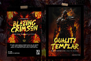 Blazing Crimson – Hand-Drawn Brush, a Blackletter Font by dansdesign (Thumbnail 4 of 12)