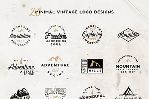 Vol.5 20 Minimal Vintage Logos