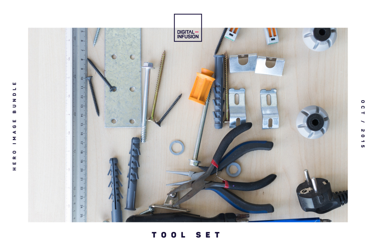 Tools Set / Hero Image Bundle, a Templates & Theme by dumitrasconiu.design