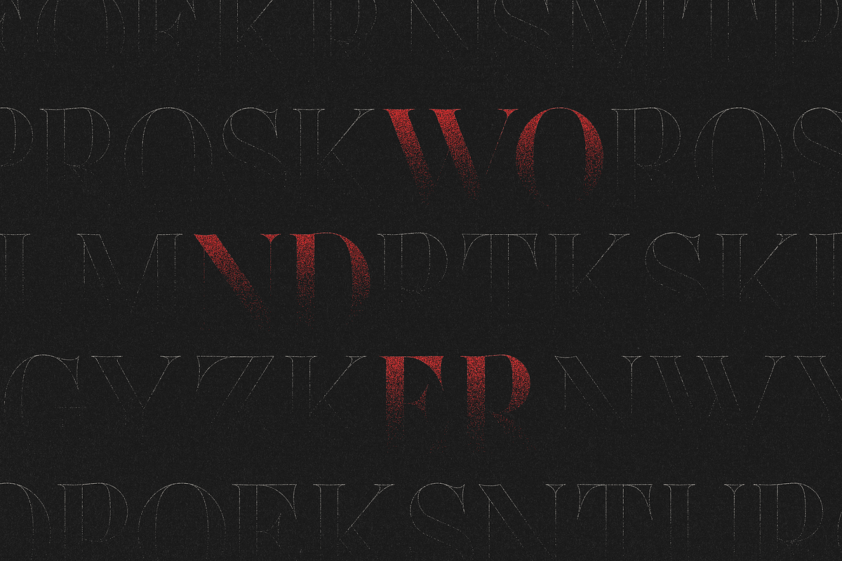 Wonder Type - high-end serif font, a Serif Font by VP Fonts (Photo 10 of 20)