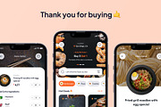 FoodCort - Food Delivery App Ui Kits, an UI Kit Template by Minialis (Thumbnail 6 of 6)