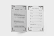 Funeral Guide, a Stationery Template by inserenity (Thumbnail 3 of 6)