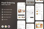 Food Ordering Mobile App UI Kit, an UI Kit Template by Betush (Thumbnail 2 of 3)