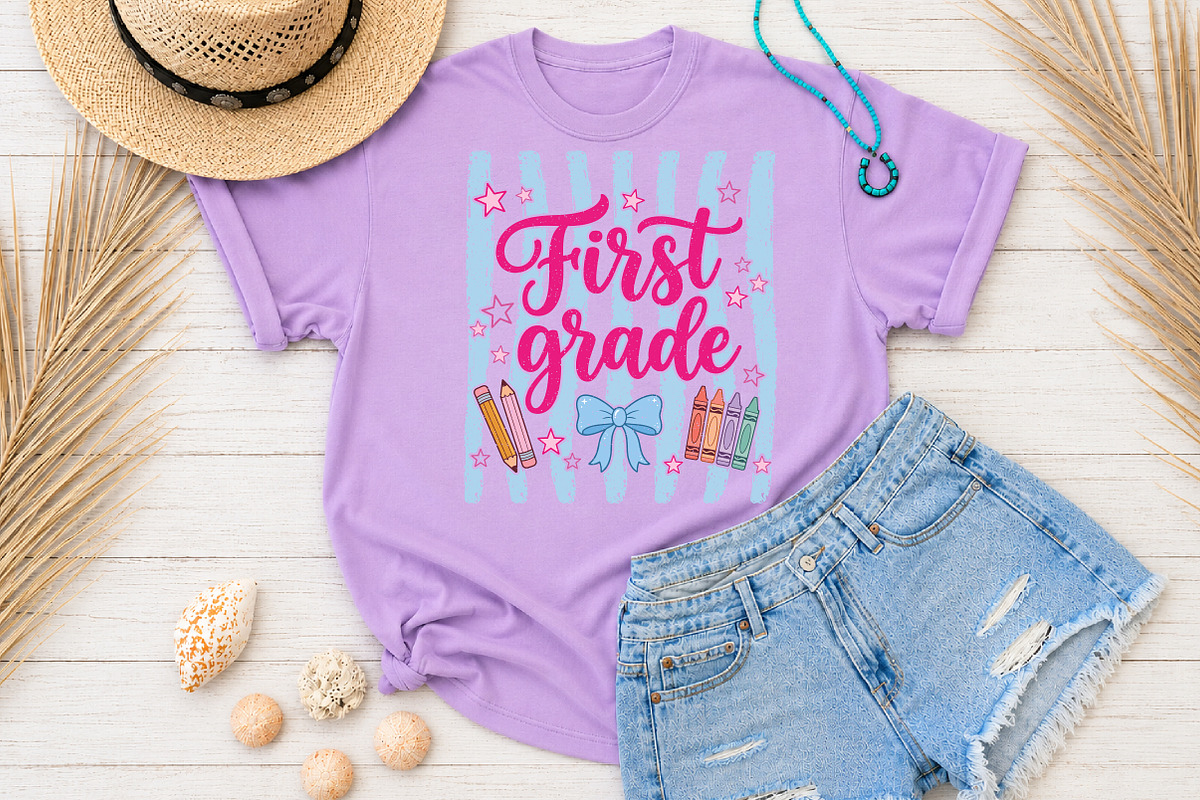 Retro Back to School Sublimation, a Seasonal Illustration by Rose Art (Photo 4 of 7)