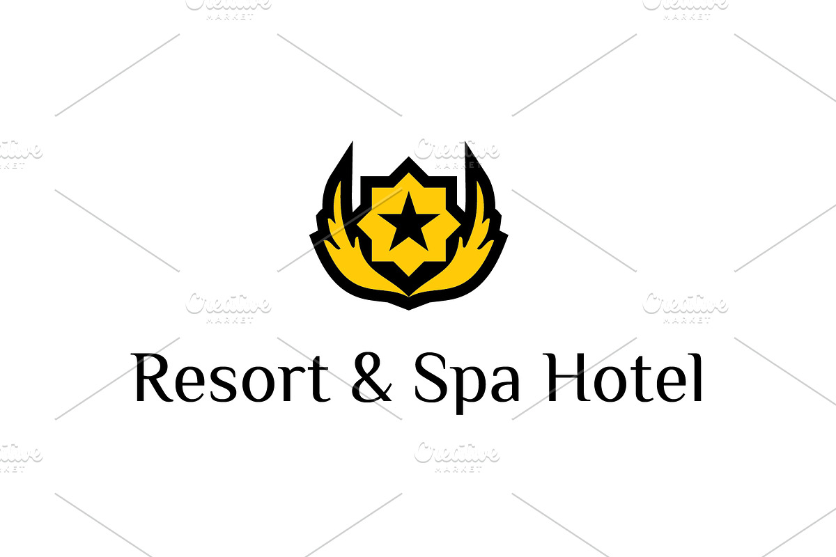 Resort & Spa Logo Template, a Branding & Logo Template by mesuka (Photo 2 of 2)
