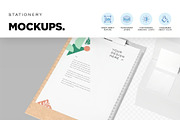 Stationery Mockups, an Advertising Mockup by megostudi0 (Thumbnail 3 of 8)