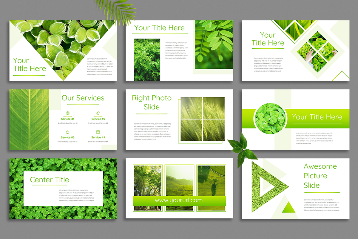 Leaf - Powerpoint Template, a Presentation Template by Helga_Design (Photo 5 of 13)