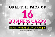 Business Card Pack 1, a Business Card Template by RQ Designs (Thumbnail 1 of 5)