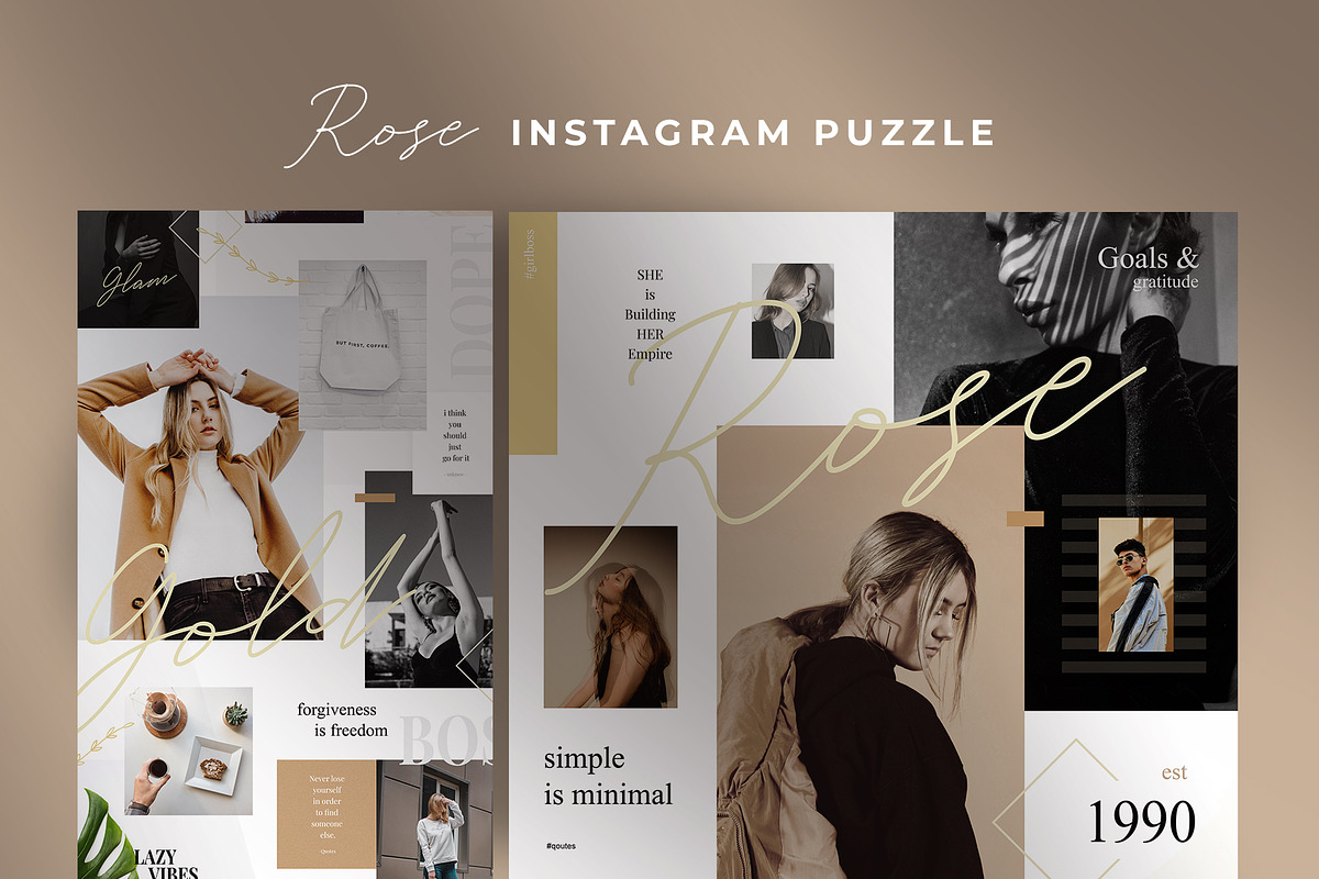 Royal Instagram Bundle Pack, a Social Media Template by Helloxandro (Photo 2 of 26)