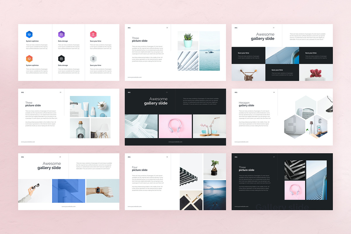 IRIS Creative PowerPoint Template, a Presentation Template by Vladislav Muslakov (Photo 8 of 15)