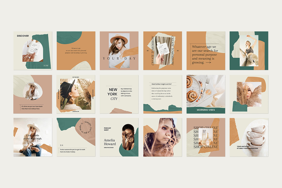 Instagram Templates Kit | Canva, a Social Media Template by BigWeek (Photo 3 of 8)