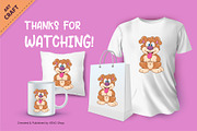 Cartoon Smiling Dog. Clipart., an Animal Illustration by KENO Mascots (Thumbnail 3 of 3)