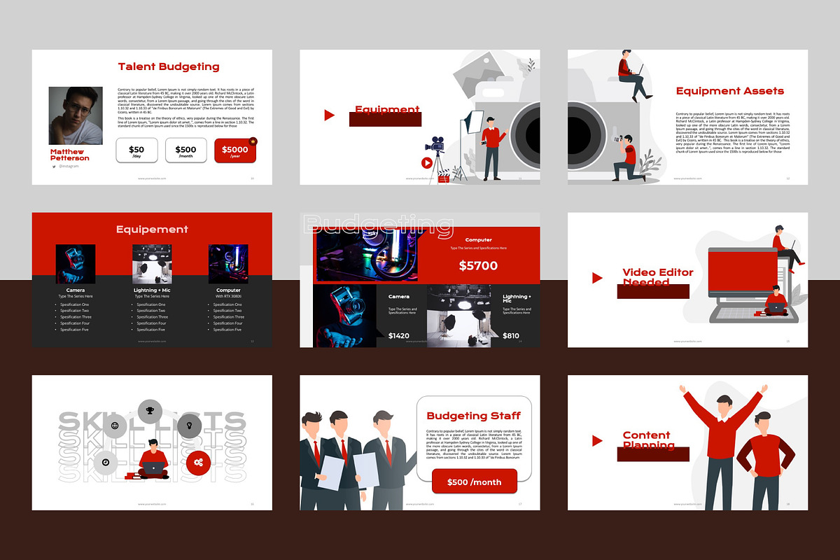 Youtube Content Plan Presentation, a Social Media Template by rivatxfz (Photo 4 of 7)