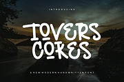 Tovers Cokes - Font, a Handwritten Font by artchiles_design (Thumbnail 1 of 5)