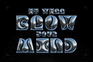 Inflated Foil - Color Bitmap Font