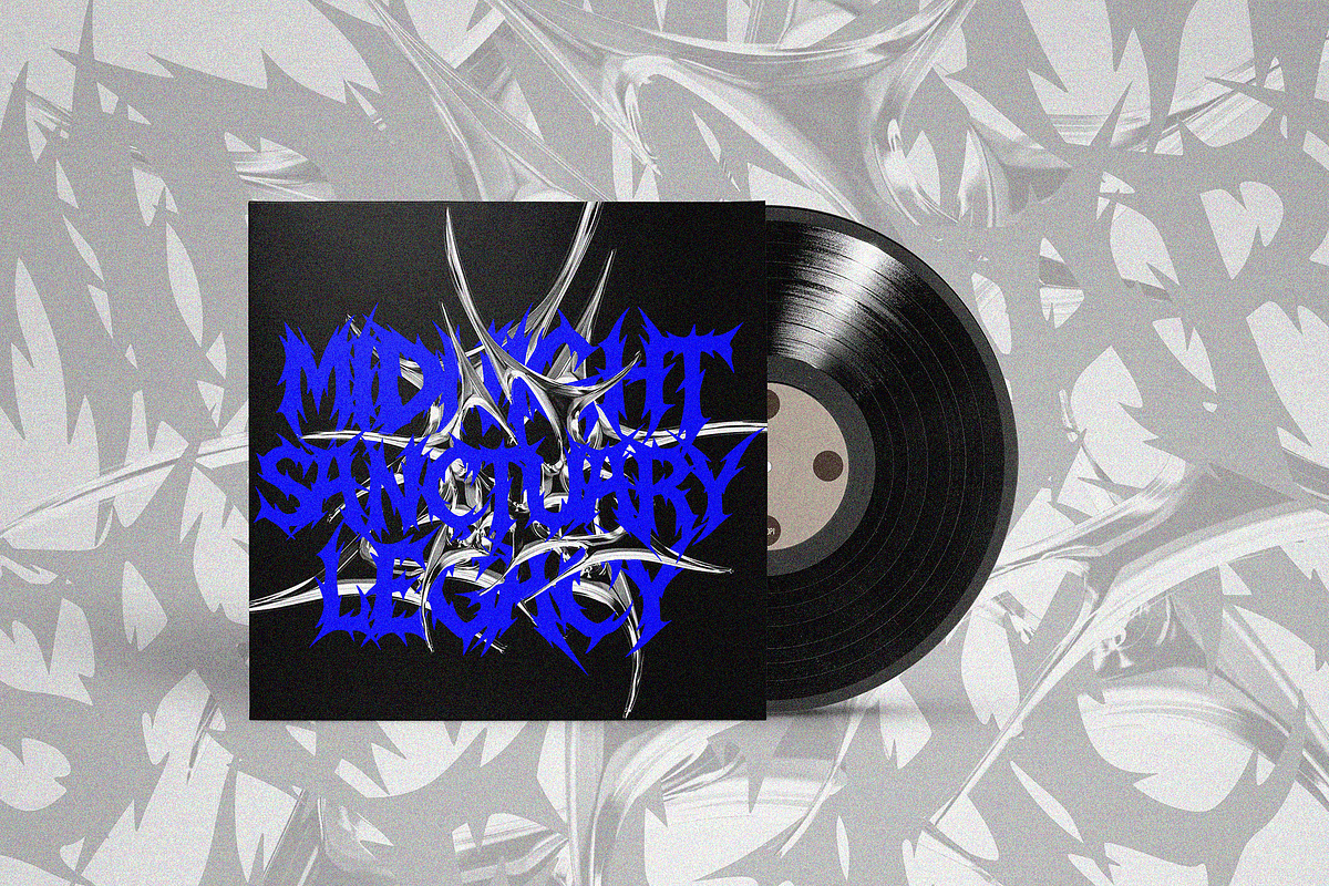 MIDNIGHT LEGACY — Black Metal Font, a Blackletter Font by Enxyclo Studio (Photo 7 of 15)