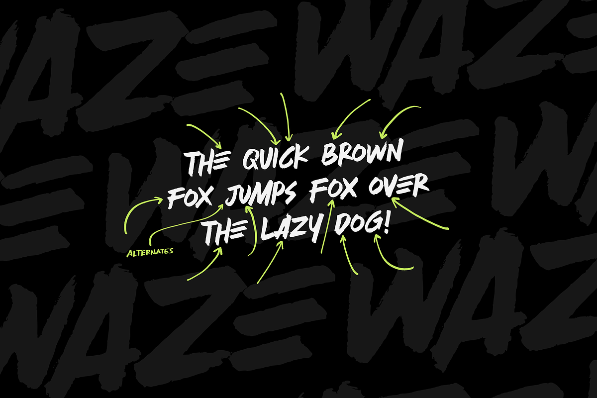 WAZE, a Blackletter Font by Negara Studio (Photo 6 of 9)