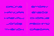 NCL KEMGOR - Cyberpunk Font, a Sans Serif Font by Enxyclo Studio (Thumbnail 7 of 11)