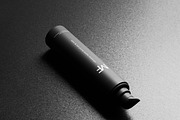Tall Airless Pump Bottle Mockup, a Packaging Mockup by MockupFree.Net (Thumbnail 8 of 9)