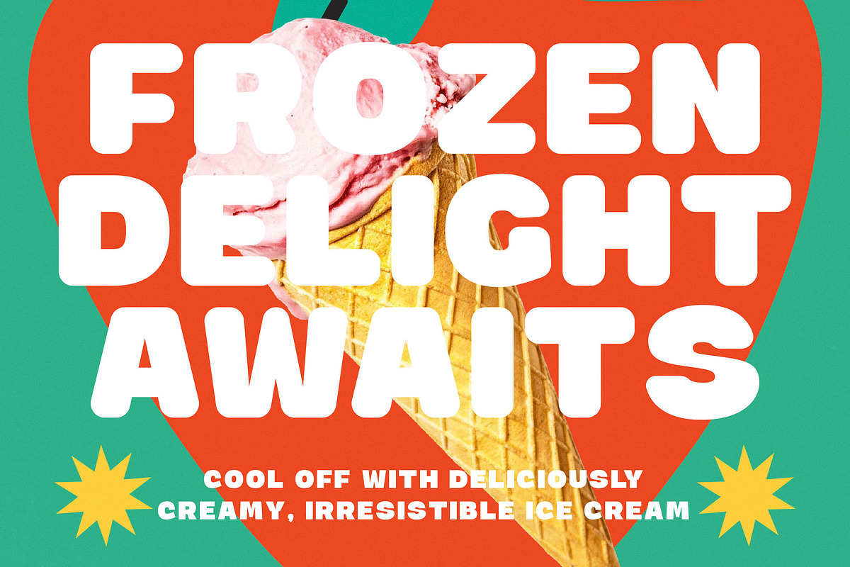 Wraps Festive Rounded Sans Serif, a Sans Serif Font by timelesstype.co (Photo 7 of 20)