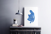 Abstract. Female body. Watercolor, an Illustration by Maria's little shop (Thumbnail 6 of 11)