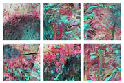 Hand-drawn pastel color artwork, a Texture Graphic by Oleg and Katja (Thumbnail 13 of 14)