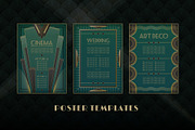 Complete Art Deco Graphics Bundle, a Texture Illustration by Wingsart Studio (Thumbnail 6 of 12)