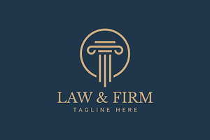 Law Firm Logo Legal Consulting, a Branding & Logo Template by Signatoro