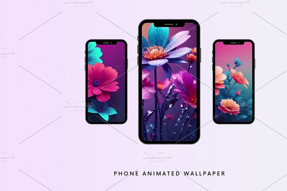 Gradient Floral Background, a Background Graphic by sibel dayı (Photo 18 of 24)