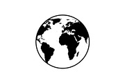 World Map Globe Vector Icon Bundle, an Illustration by Designs_River (Thumbnail 29 of 51)